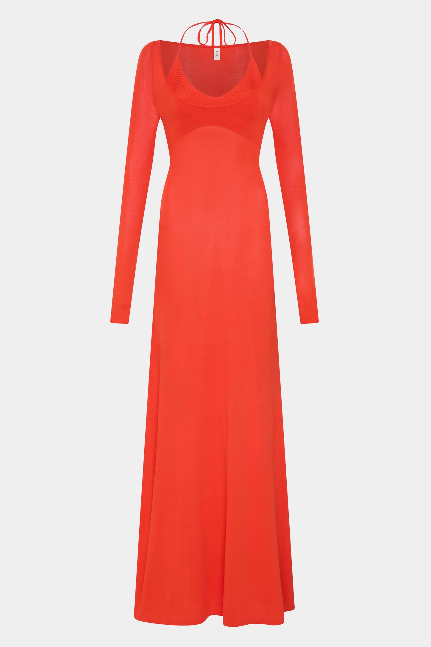 Sir Valejo Halter Dress - Tangerine