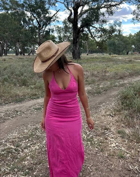 Kookai Tahiti Halter Tie Dress