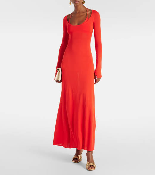 Sir Valejo Halter Dress - Tangerine