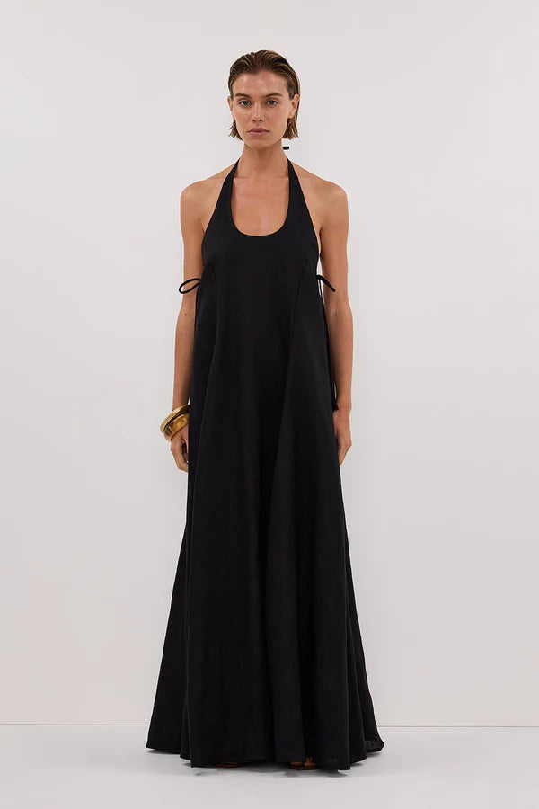 Dissh Abby Halter Linen Maxi