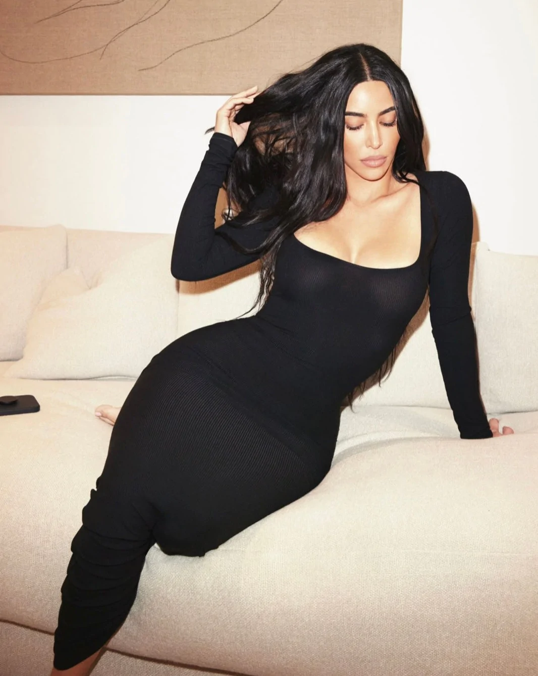 Skims soft lounge long sleeve dress OH Rents Skims soft lounge long sleeve dress OH Rents