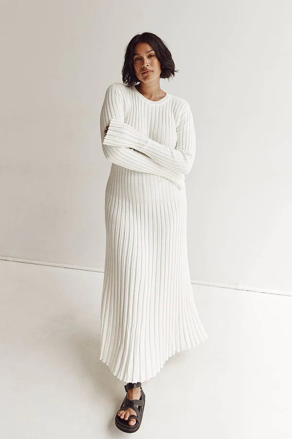 Dissh Ada off white midi dress OH Rents Dissh Ada off white midi dress OH Rents