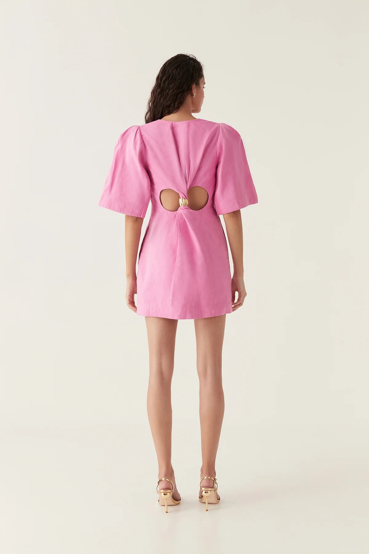 Aje Hunter Twisted Midi - Fuschia