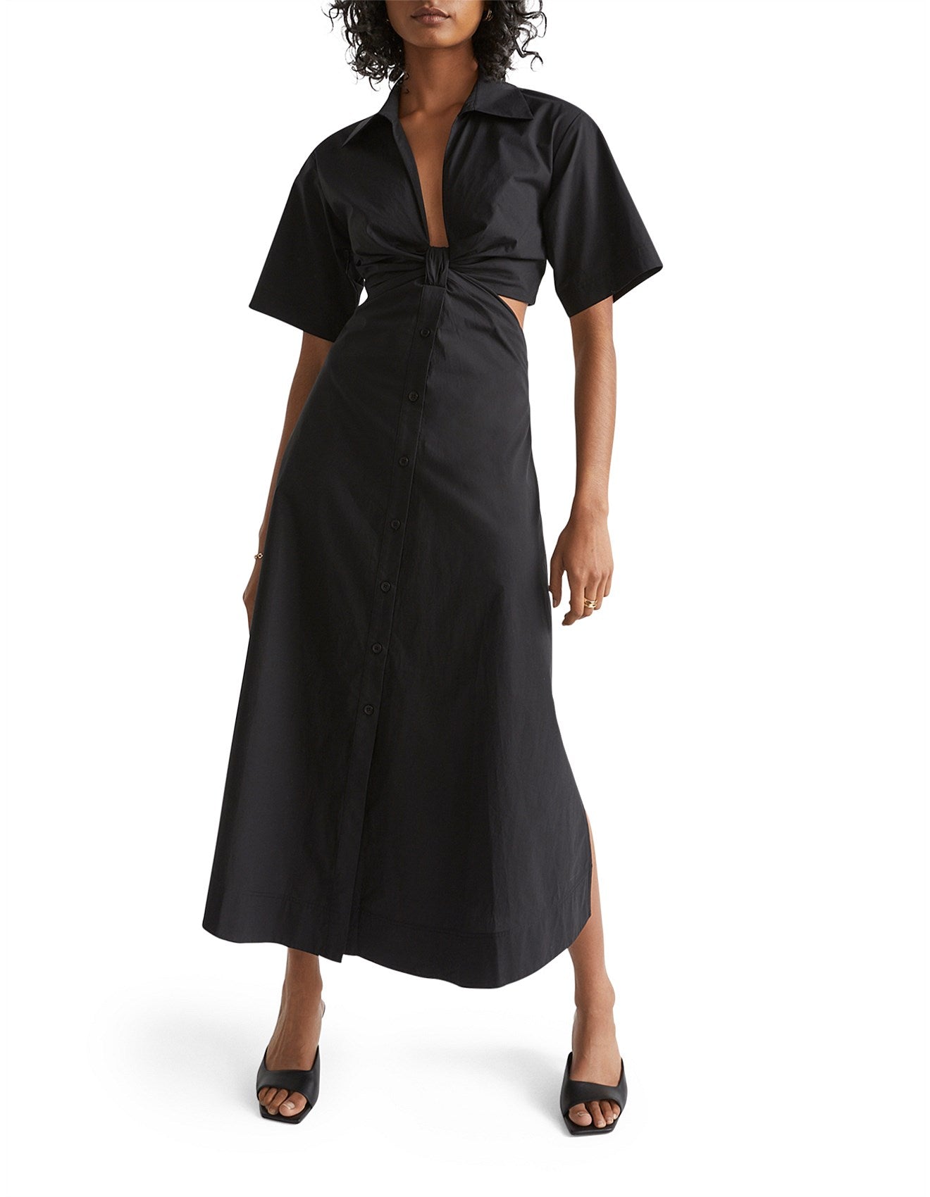 Seed Knot Shirt Dress