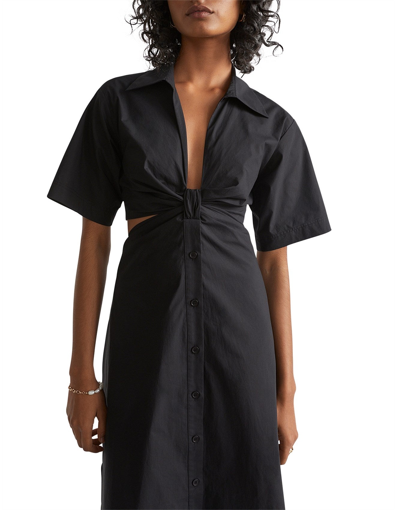 Seed Knot Shirt Dress