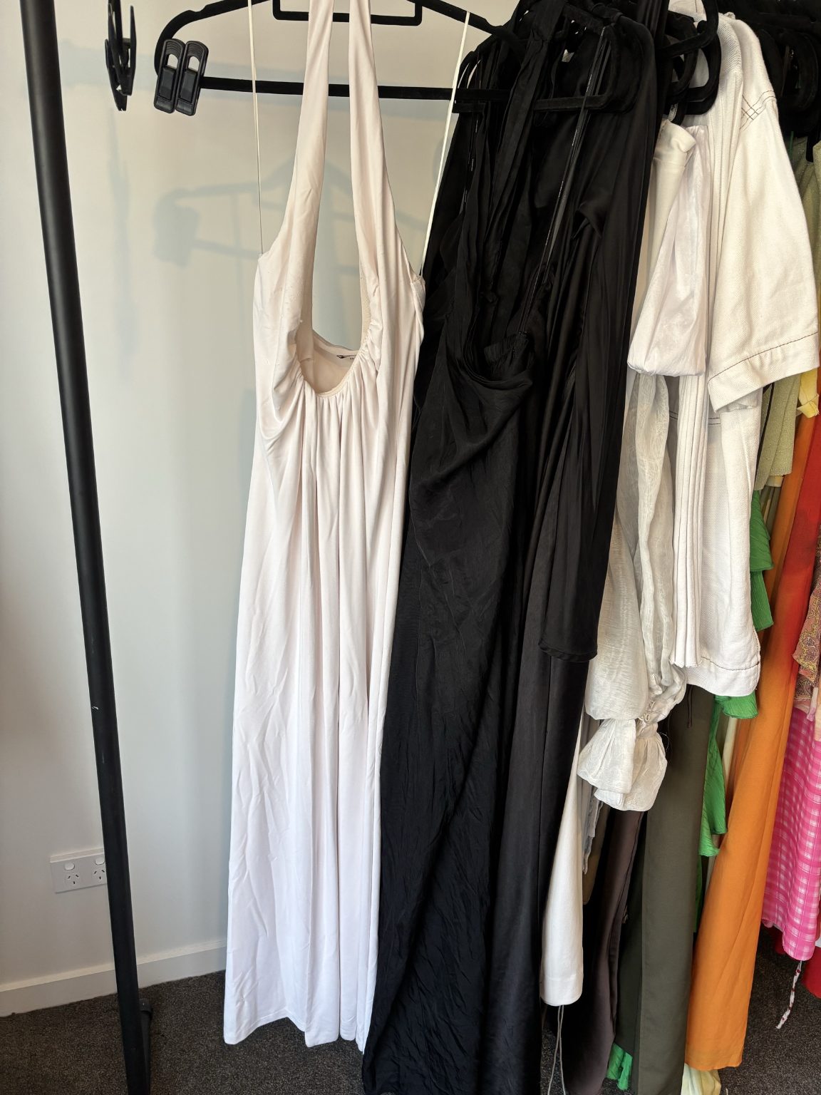 Misha Jennifer Cupro Maxi Gown - FOR SALE, Blush colour