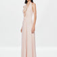 Misha Jennifer Cupro Maxi Gown - FOR SALE, Blush colour