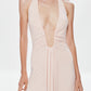 Misha Jennifer Cupro Maxi Gown - FOR SALE, Blush colour