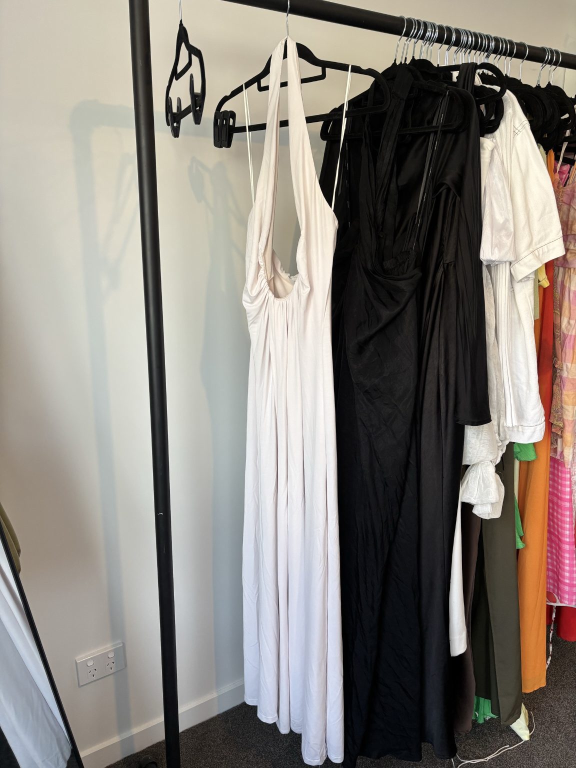 Misha Jennifer Cupro Maxi Gown - FOR SALE, Blush colour