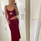 Peppermayo Jocelyn Maxi in Maroon