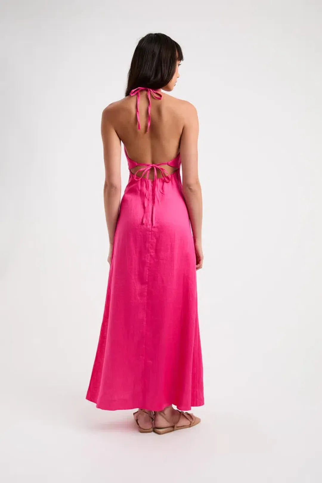 Kookai Tahiti Halter Tie Dress