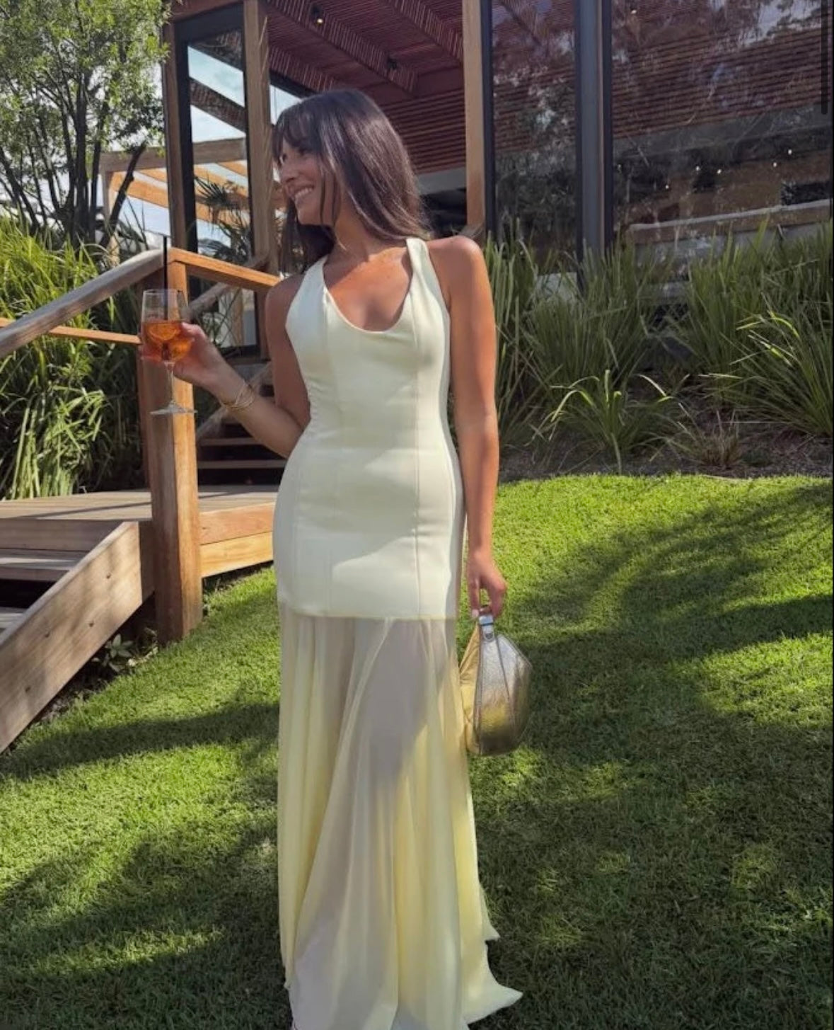 Effie Kats Odessa Gown - Lemon