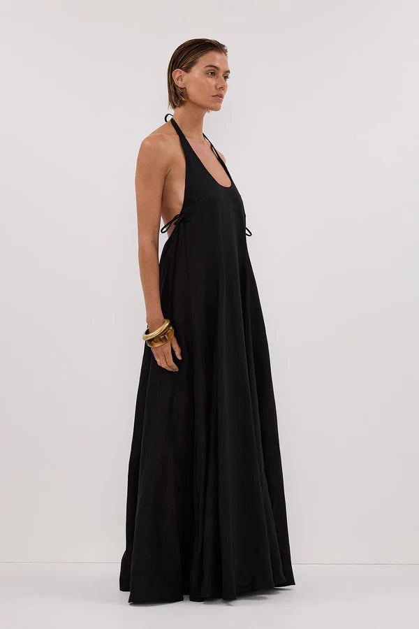 Dissh Abby Halter Linen Maxi