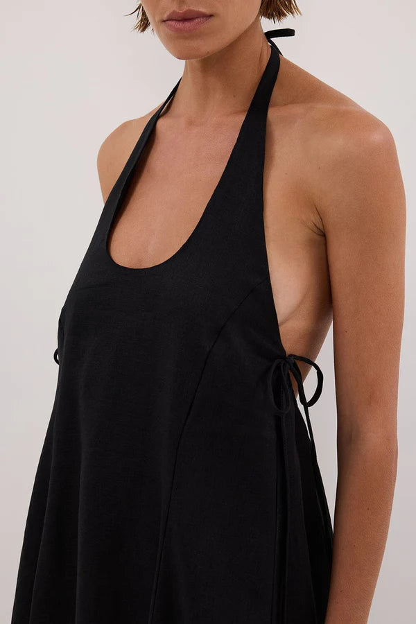 Dissh Abby Halter Linen Maxi