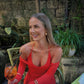 Sir Valejo Halter Dress - Tangerine
