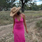 Kookai Tahiti Halter Tie Dress