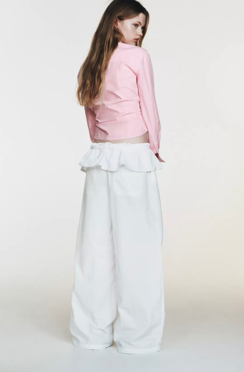 Zara White Poplin Set