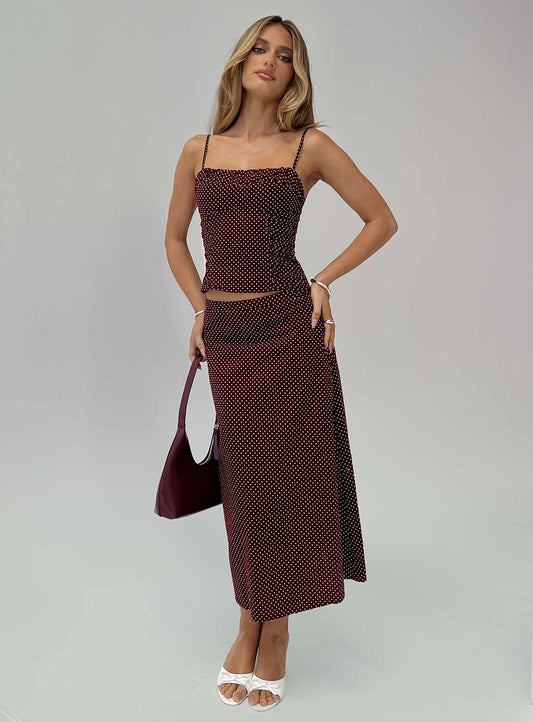 Shining Mirrors Set - Burgundy