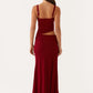 Peppermayo Jocelyn Maxi in Maroon