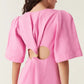 Aje Hunter Twisted Midi - Fuschia