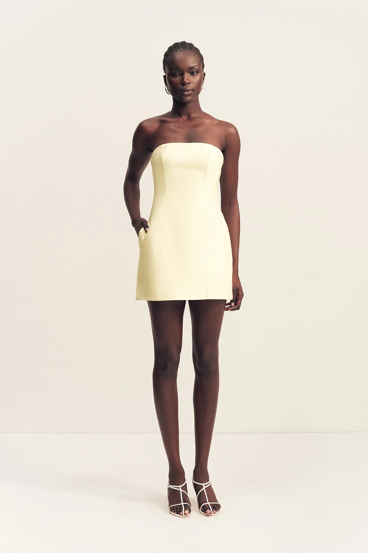 Shona Joy Otis Mini Dress - Yuzu