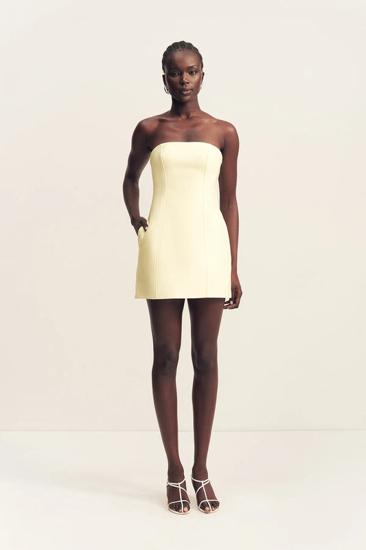 Shona Joy Otis Mini Dress - Yuzu