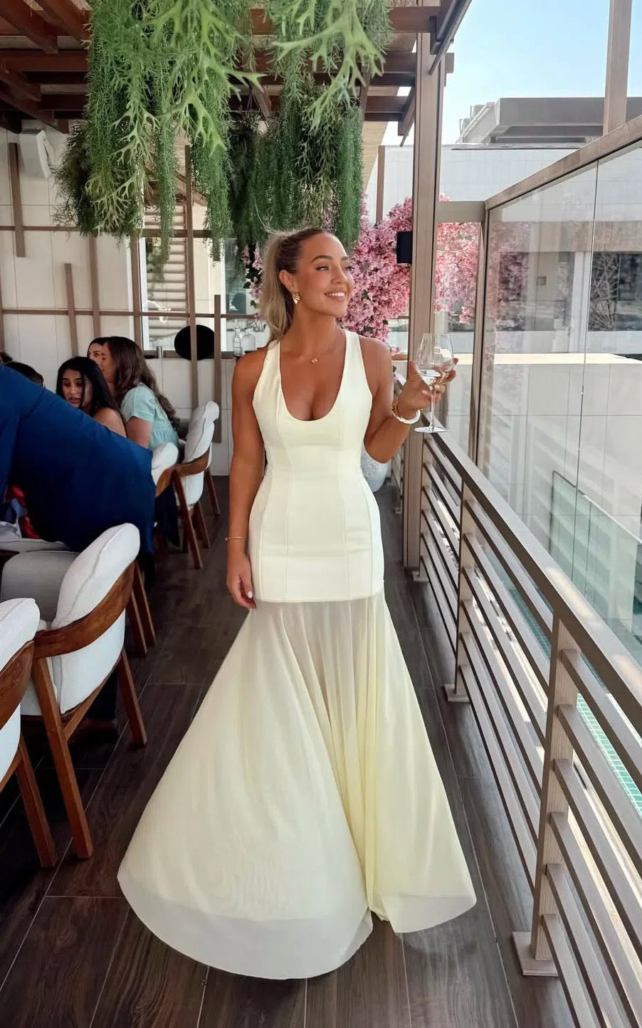 Effie Kats Odessa Gown - Lemon