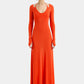 Sir Valejo Halter Dress - Tangerine
