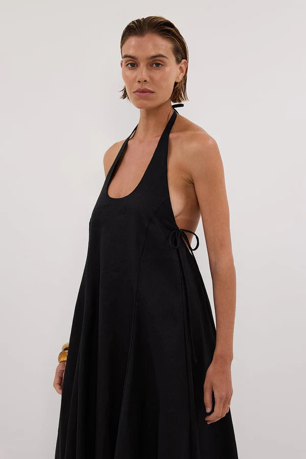 Dissh Abby Halter Linen Maxi