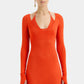 Sir Valejo Halter Dress - Tangerine