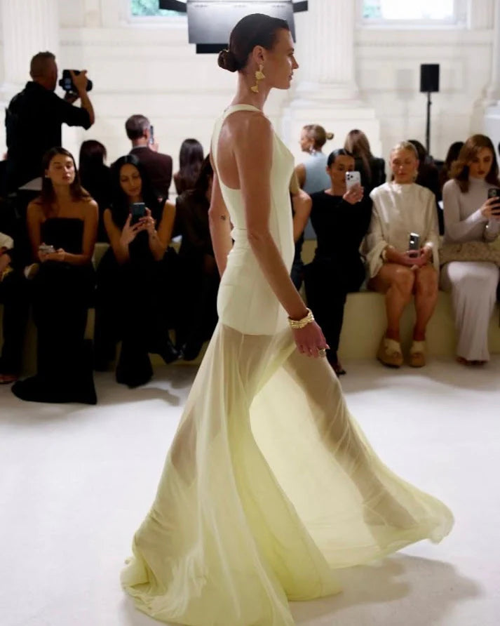 Effie Kats Odessa Gown - Lemon