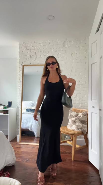 Dissh Abby Halter Linen Maxi