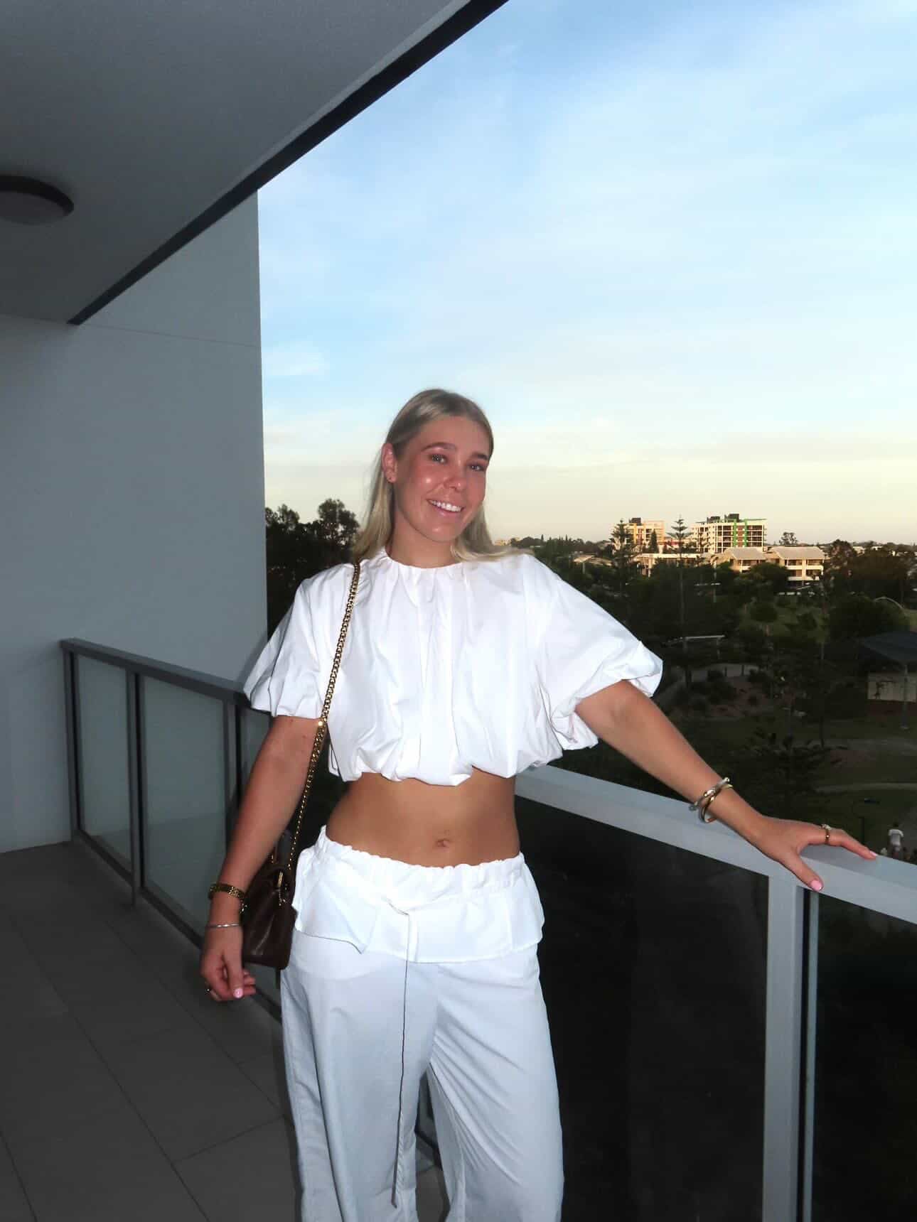 Zara White Poplin Set