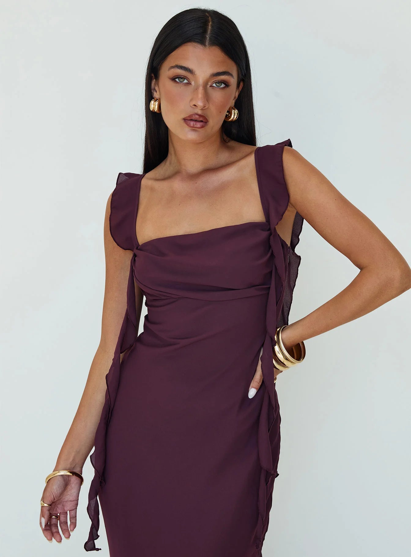 Lanai Maxi Dress Plum