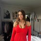Sir Valejo Halter Dress - Tangerine