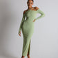 Blanche Allure lime maxi dress - FOR SALE