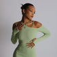 Blanche Allure lime maxi dress - FOR SALE