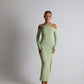 Blanche Allure lime maxi dress - FOR SALE