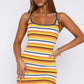 Shooting Sparks Knit Mini Dress Nautical Stripe